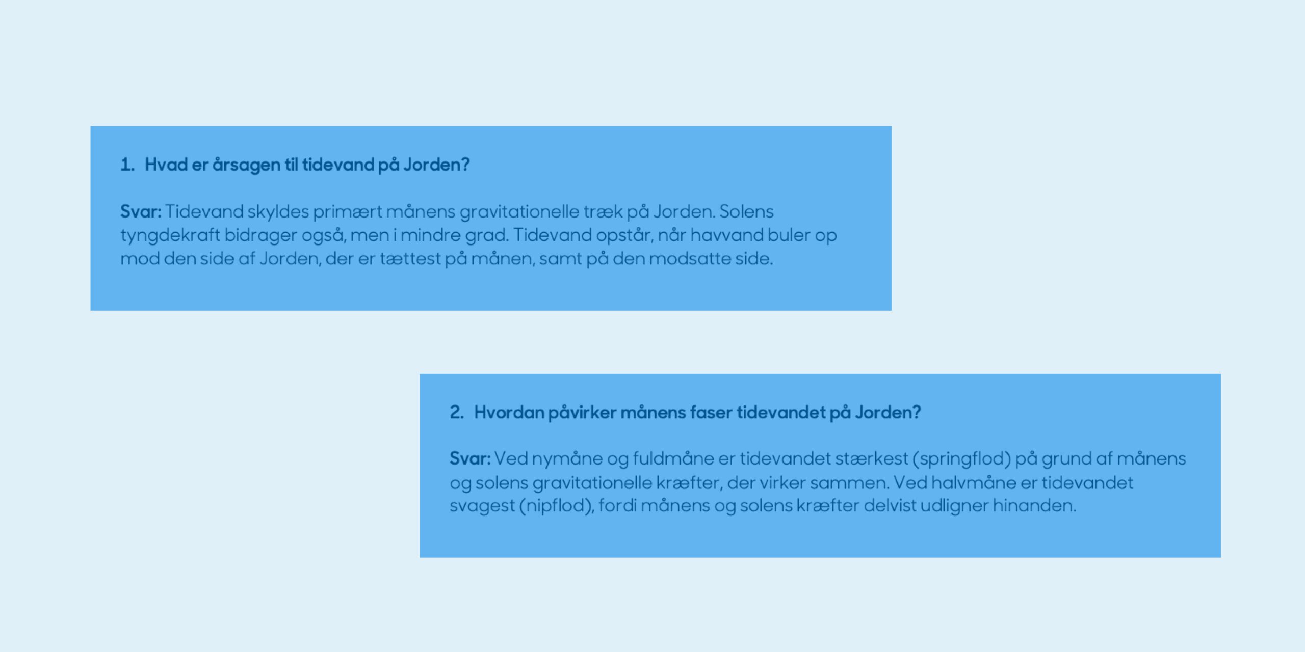 Quiz og byt - Astronomiske fænomener